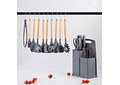 SET DE UTENSILIOS Y CUCHILLOS PARA COCINA MOD#TU-0701