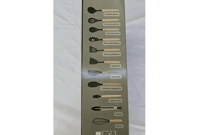 SET DE UTENSILIOS Y CUCHILLOS PARA COCINA MOD#TU-0701