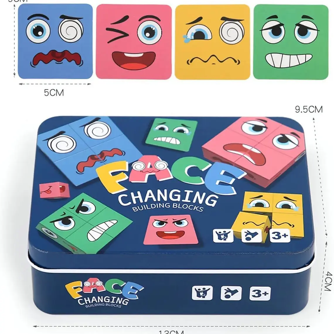 JUEGO DIDÁCTICO MÁGICO FORMA CARAS MOD# QM-508 2