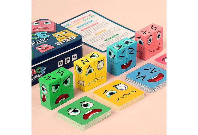 JUEGO DIDÁCTICO MÁGICO FORMA CARAS MOD# QM-508