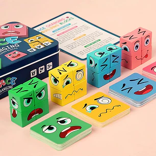 JUEGO DIDÁCTICO MÁGICO FORMA CARAS MOD# QM-508