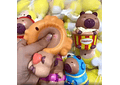 PAQ DE 3 SQUISHY KAWAII/LLAVERO DISEÑO CAPIBARA MOD# LLC