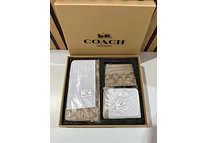 SET DE REGALO CARTERA COACH IMITACIÓN MODELO #LLH-041