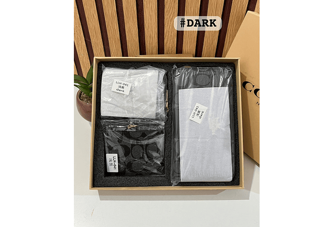 SET DE REGALO CARTERA COACH IMITACIÓN MODELO #LLH-041
