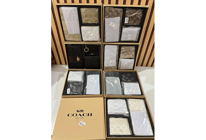 SET DE REGALO CARTERA COACH IMITACIÓN MODELO #LLH-041