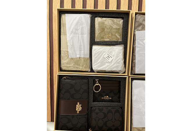 SET DE REGALO CARTERA COACH IMITACIÓN MODELO #LLH-041