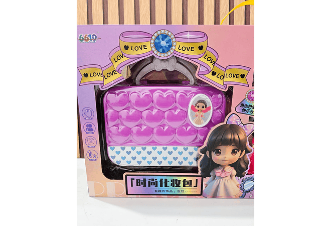 SET DE MUÑECA Y ACCESORIOS MAKE UP MODEL#55AKO