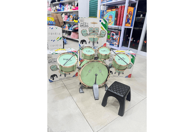 JUGUETE BATERIA MÚSICAL MOD# 586-353🎶