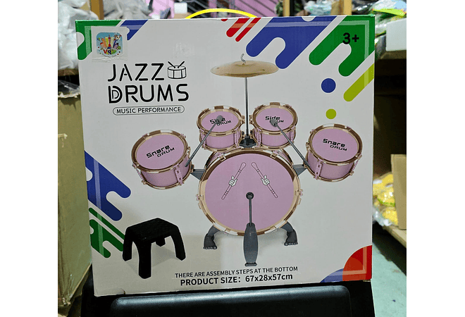 JUGUETE BATERIA MÚSICAL MOD# 586-353🎶