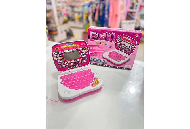 JUGUETE MINI LAPTOP EDUCATIVA ESPAÑOL/INGLÉS MOD# 6681-LCD/6682ES-LCD💻
