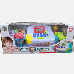 JUGUETE CAJA REGISTRADORA CON CANASTA DE COMPRAS MOD #LS820A19-1/A19