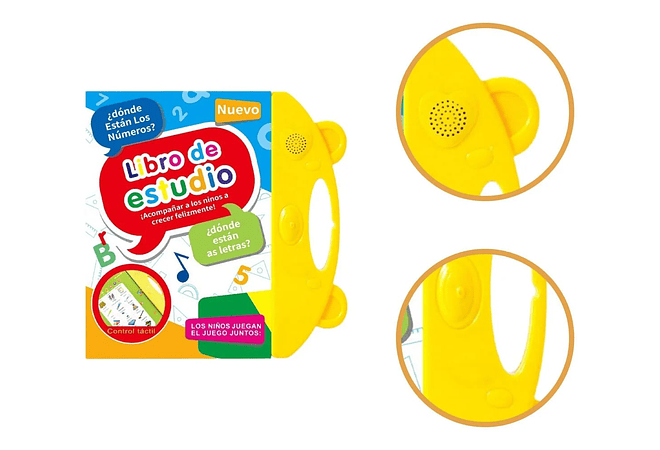 LIBRO DIDÁCTICO DE ESTUDIO Y APRENDIZAJE PARA NIÑOS (CON SONIDO) MOD# XW-002📗