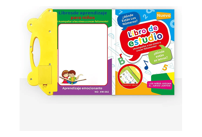 LIBRO DIDÁCTICO DE ESTUDIO Y APRENDIZAJE PARA NIÑOS (CON SONIDO) MOD# XW-002📗