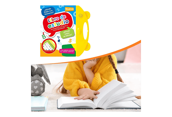 LIBRO DIDÁCTICO DE ESTUDIO Y APRENDIZAJE PARA NIÑOS (CON SONIDO) MOD# XW-002📗