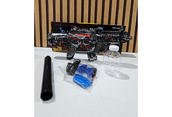 PISTOLA DE HIDROGEL RECARGABLE MOD #Q-99523B AL AZAR
