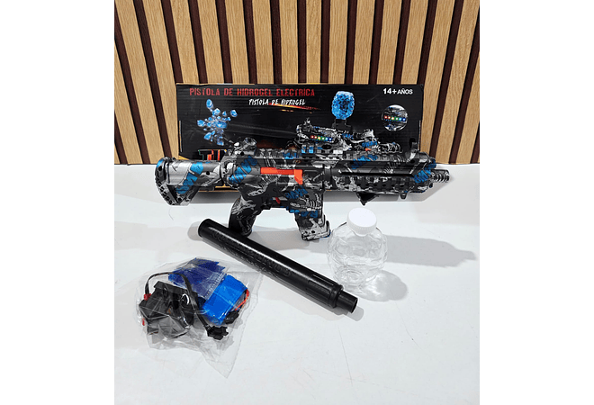PISTOLA DE HIDROGEL RECARGABLE MOD #Q-99523B AL AZAR