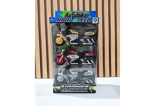 AUTOBIKE JUGUETE DE MOTO SET MOD #VR-YDA1070