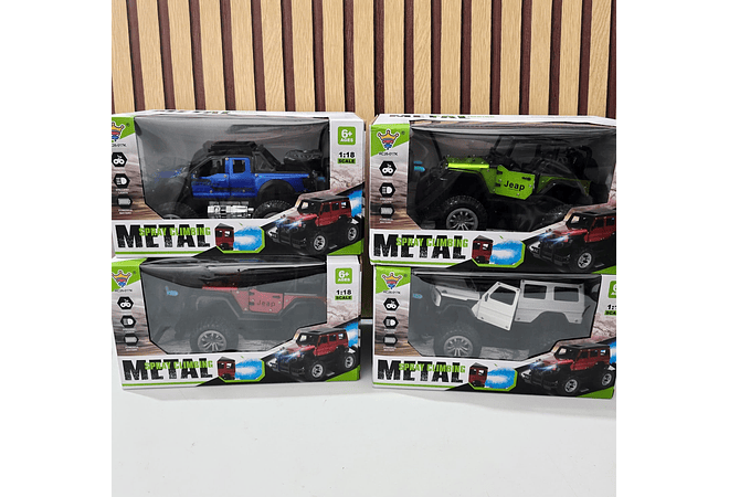 JUGUETE DE CARRO DE METAL CON CONTROL REMOTO MOD #RC26-017K