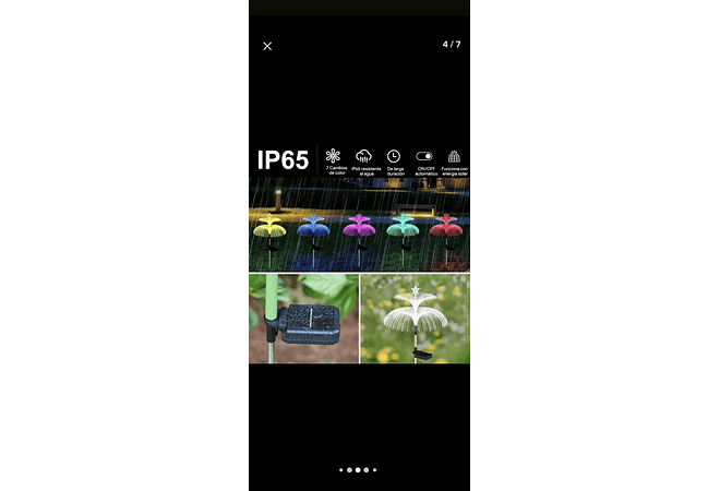 MEDUSA DE LUZ SOLAR DECORACIÓN MOD#701