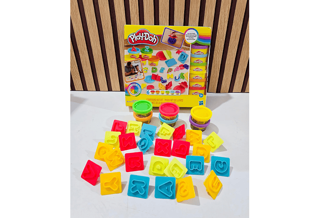 SET DE PLASTILINA PLAY-DOH MODELOS A ELEGIR (LETRAS,/NUMEROS) 