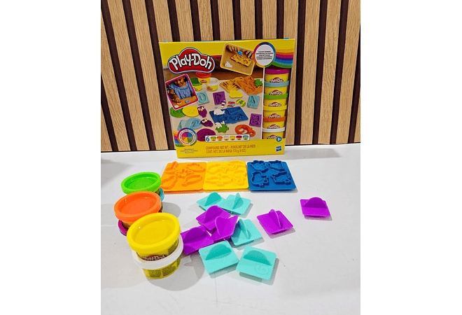 SET DE PLASTILINA PLAY-DOH MODELOS A ELEGIR (LETRAS,/NUMEROS) 