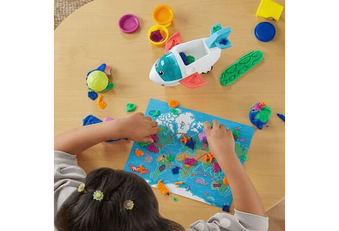 SET DE PLASTILINA PLAY-DOH AVIÓN MOD #PN00085046