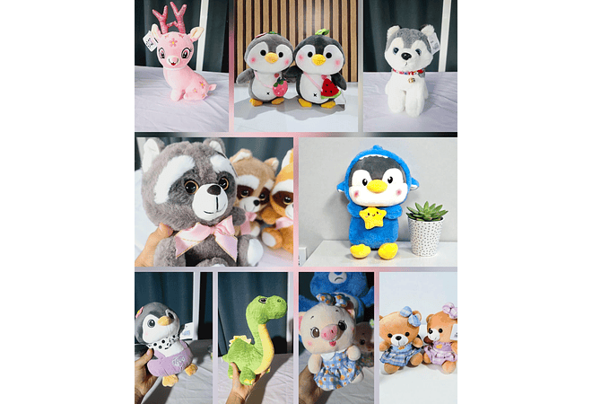 PELUCHES VARIOS DISEÑOS/ANIMALITOS 🥰