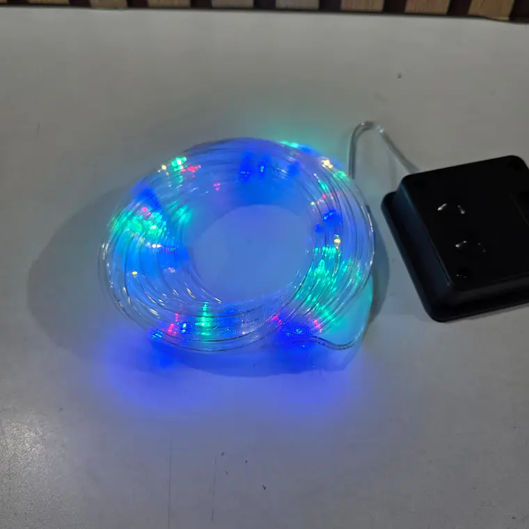 5 MTS MANGUERA SOLAR LUZ CALIDA O DE COLOR MOD# 705 Y 706 2