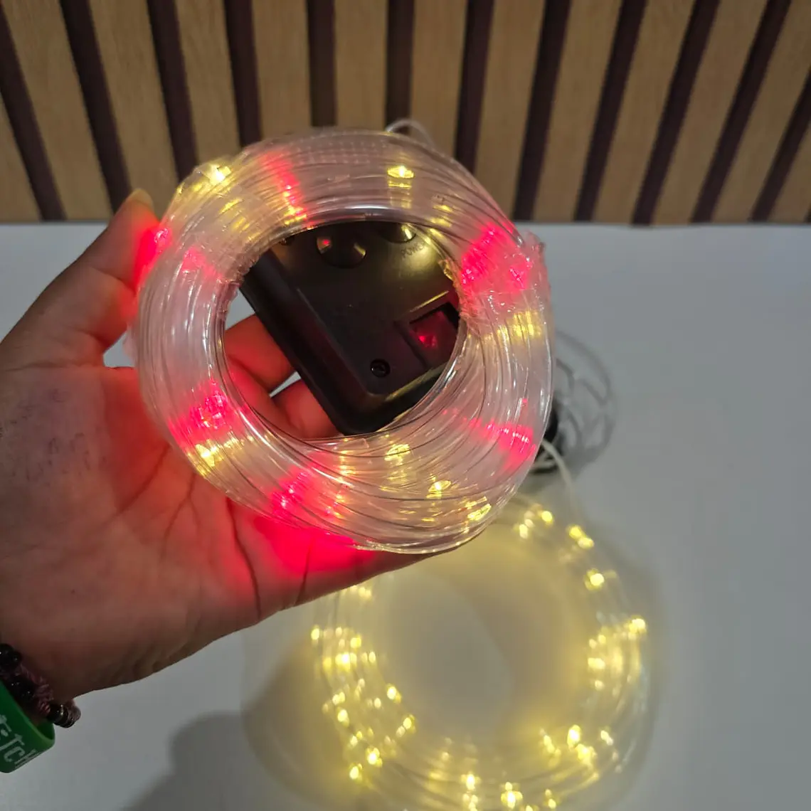 5 MTS MANGUERA SOLAR LUZ CALIDA O DE COLOR MOD# 705 Y 706 4