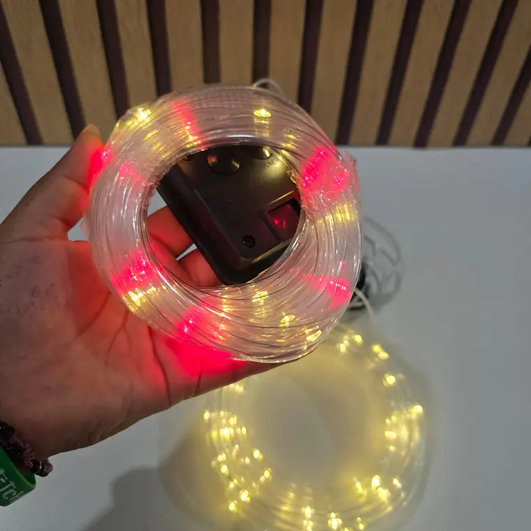 5 MTS MANGUERA SOLAR LUZ CALIDA O DE COLOR MOD# 705 Y 706 4