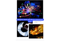 5 MTS MANGUERA SOLAR LUZ CALIDA O DE COLOR MOD# 705 Y 706