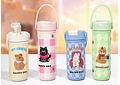 VASO TÉRMICO CON ASA  DISEÑO ANIMALITOS DE 380 ML MOD# H-BW-1457