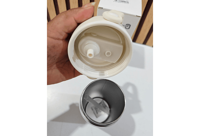 VASO TÉRMICO CON ASA  DISEÑO ANIMALITOS DE 380 ML MOD# H-BW-1457