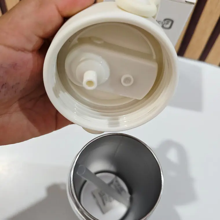 VASO TÉRMICO CON ASA  DISEÑO ANIMALITOS DE 380 ML MOD# H-BW-1457 2