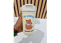 VASO TÉRMICO CON ASA  DISEÑO ANIMALITOS DE 380 ML MOD# H-BW-1457