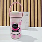 VASO TÉRMICO CON ASA  DISEÑO ANIMALITOS DE 380 ML MOD# H-BW-1457 - Miniatura 8