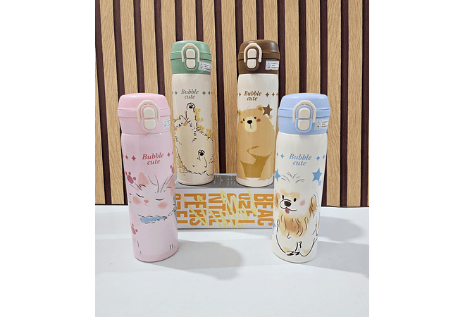 TERMO KAWAII BUBBLE CUTE DE 500 ML MOD# H-BW-1475