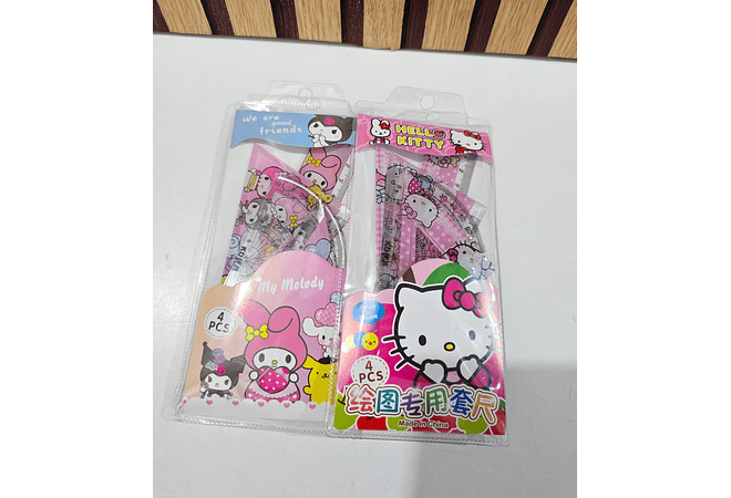 JUEGO GEOMÉTRICO SANRIO HELLO KITTY MOD# 15TC-SLD