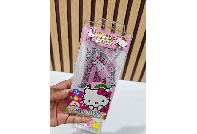 JUEGO GEOMÉTRICO SANRIO HELLO KITTY MOD# 15TC-SLD