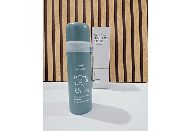 TERMO DE 500ML COLORES LISOS(FRASES) MOD# MXS-1070-500A