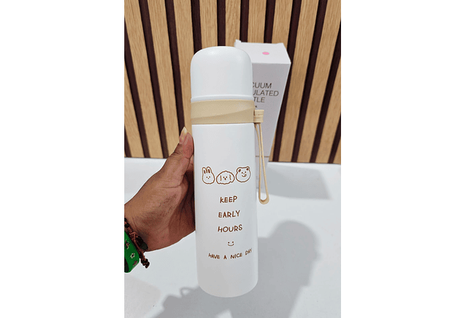 TERMO DE 500ML COLORES LISOS(FRASES) MOD# MXS-1070-500A