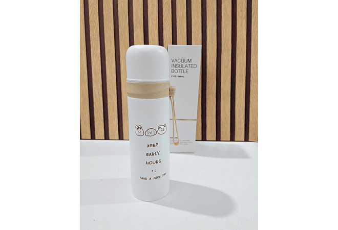 TERMO DE 500ML COLORES LISOS(FRASES) MOD# MXS-1070-500A