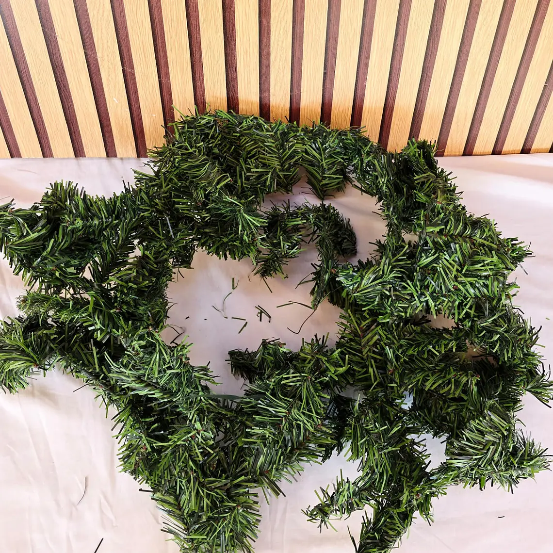 3 MTS GUIA GUIRNALDA VERDE/ ADORNO NAVIDEÑO MOD# ZG-270T- 7