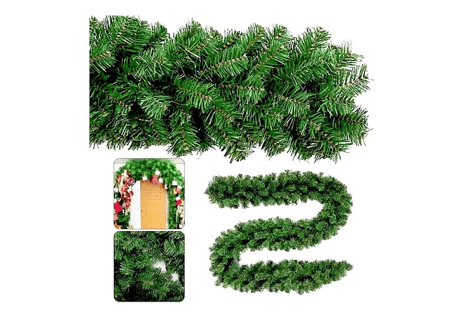 3 MTS GUIA GUIRNALDA VERDE/ ADORNO NAVIDEÑO MOD# ZG-270T-