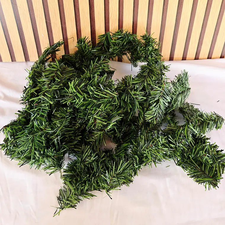 3 MTS GUIA GUIRNALDA VERDE/ ADORNO NAVIDEÑO MOD# ZG-270T- 9