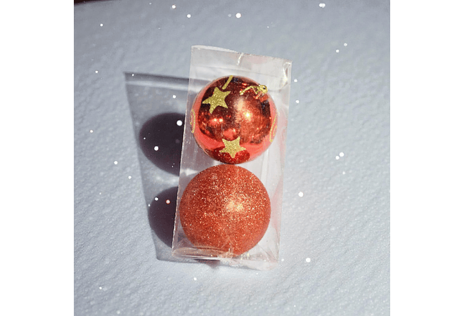 CAJA CON DOS ESFERAS GRANDES MOD# 12E-3X94 ❄️