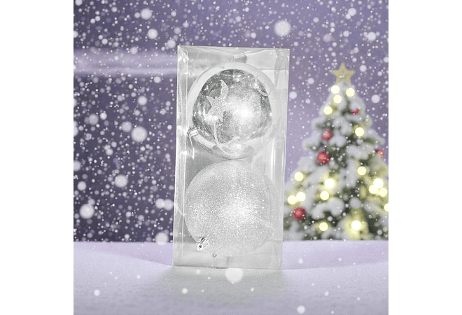 CAJA CON DOS ESFERAS GRANDES MOD# 12E-3X94 ❄️