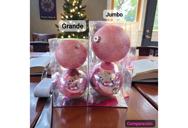 CAJA CON DOS ESFERAS GRANDES MOD# 12E-3X94 ❄️