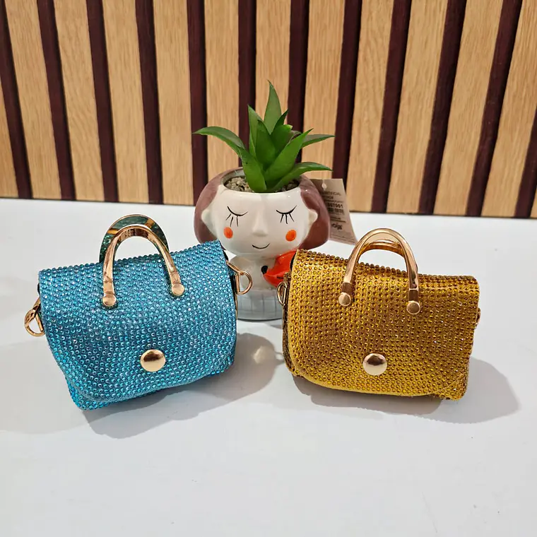 MINI MONEDERO/BOLSITA/BRILLO (AL AZAR) MOD# S601 5