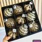 CAJA CON 9 ESFERAS NAVIDEÑAS MODELOS # SD129-27IAO (SD129-27IAN O SD129-27IAM) - Miniatura 6